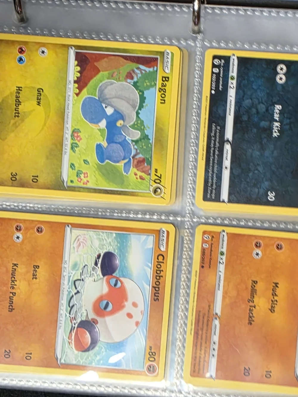 Pokemon Red and Blue Pokemon Card Binder And 53 Pokemon Cards.